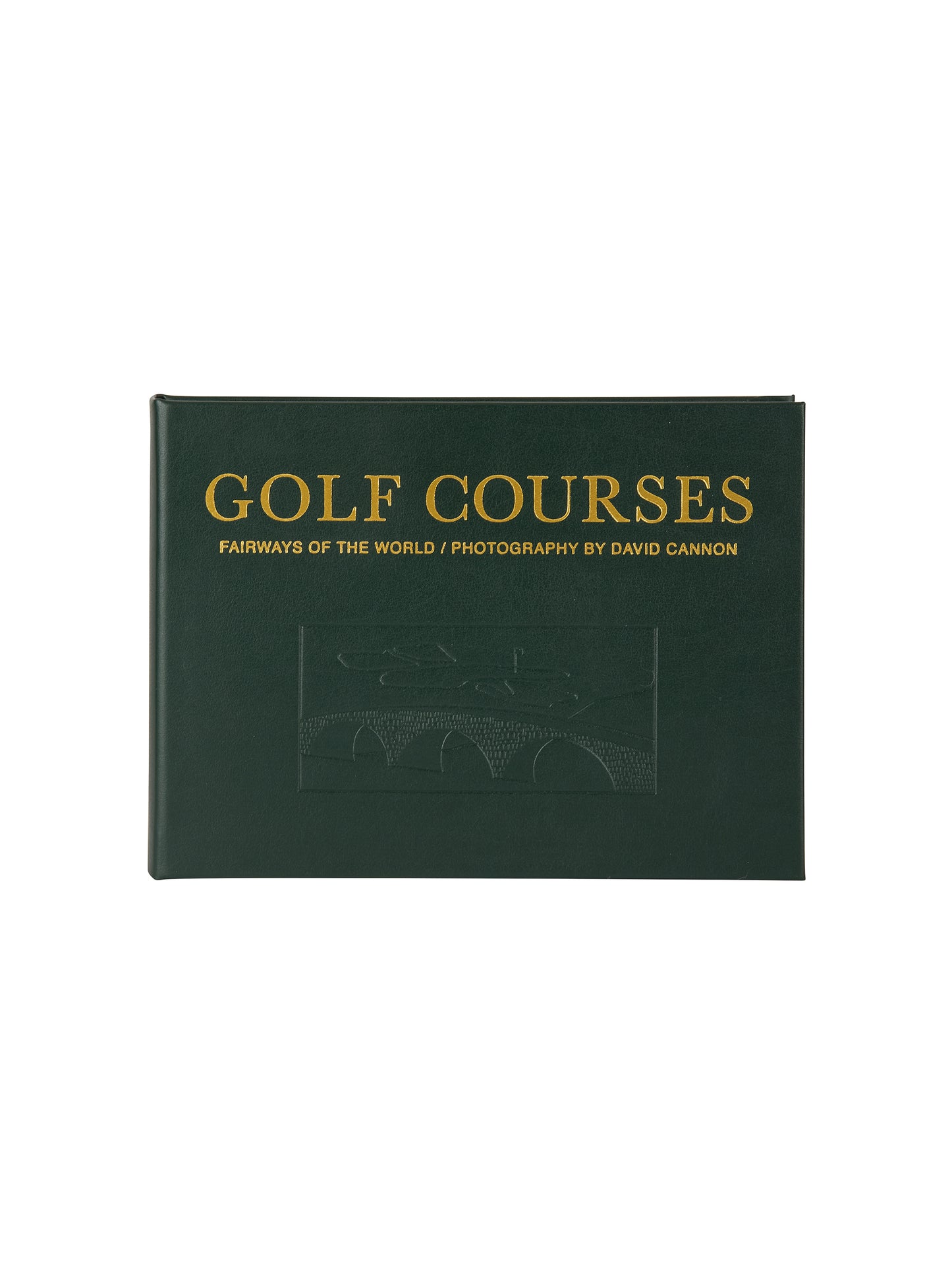 Golf Courses: Fairways of the World Leather Bound Edition Weston Table