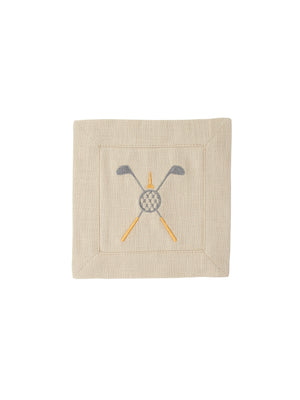  Golf Linen Cocktail Napkins Weston Table 