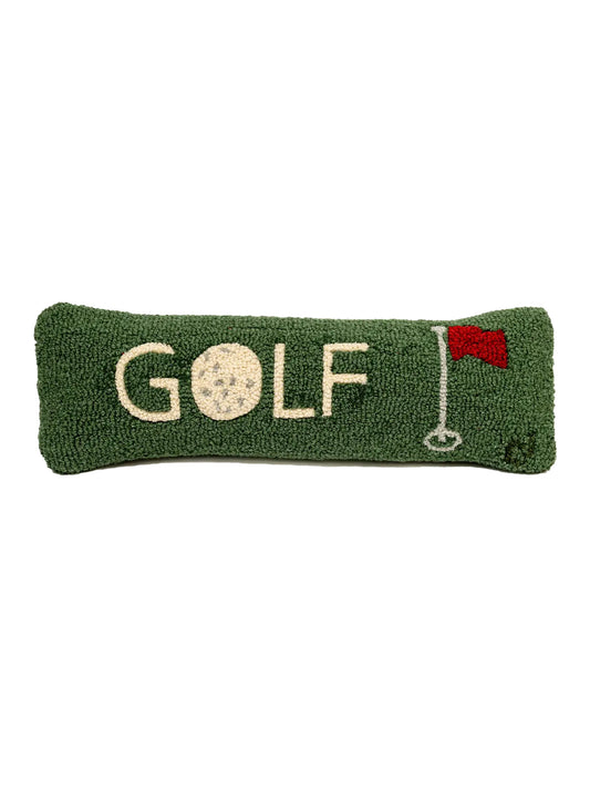 Golf Hooked Wool Lumbar Pillow Weston Table