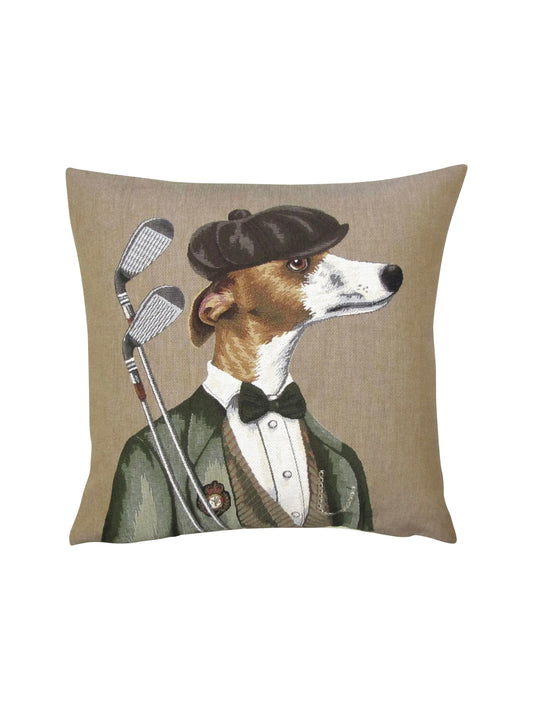 Golfer Whippet Pillow Weston Table