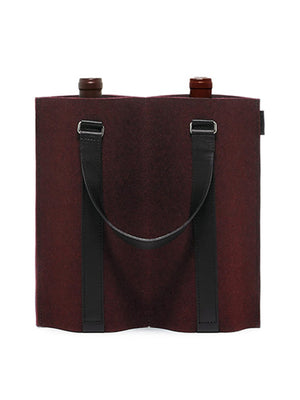  Graf Lantz Duo Wine Carrier Felt Weston Table 
