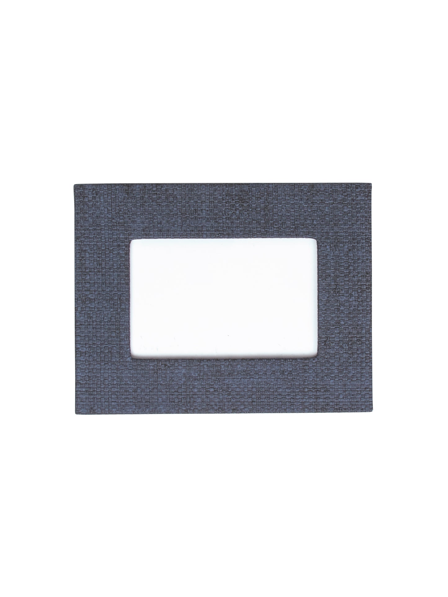 Grasscloth French Blue Picture Frame 4 x 6 Weston Table