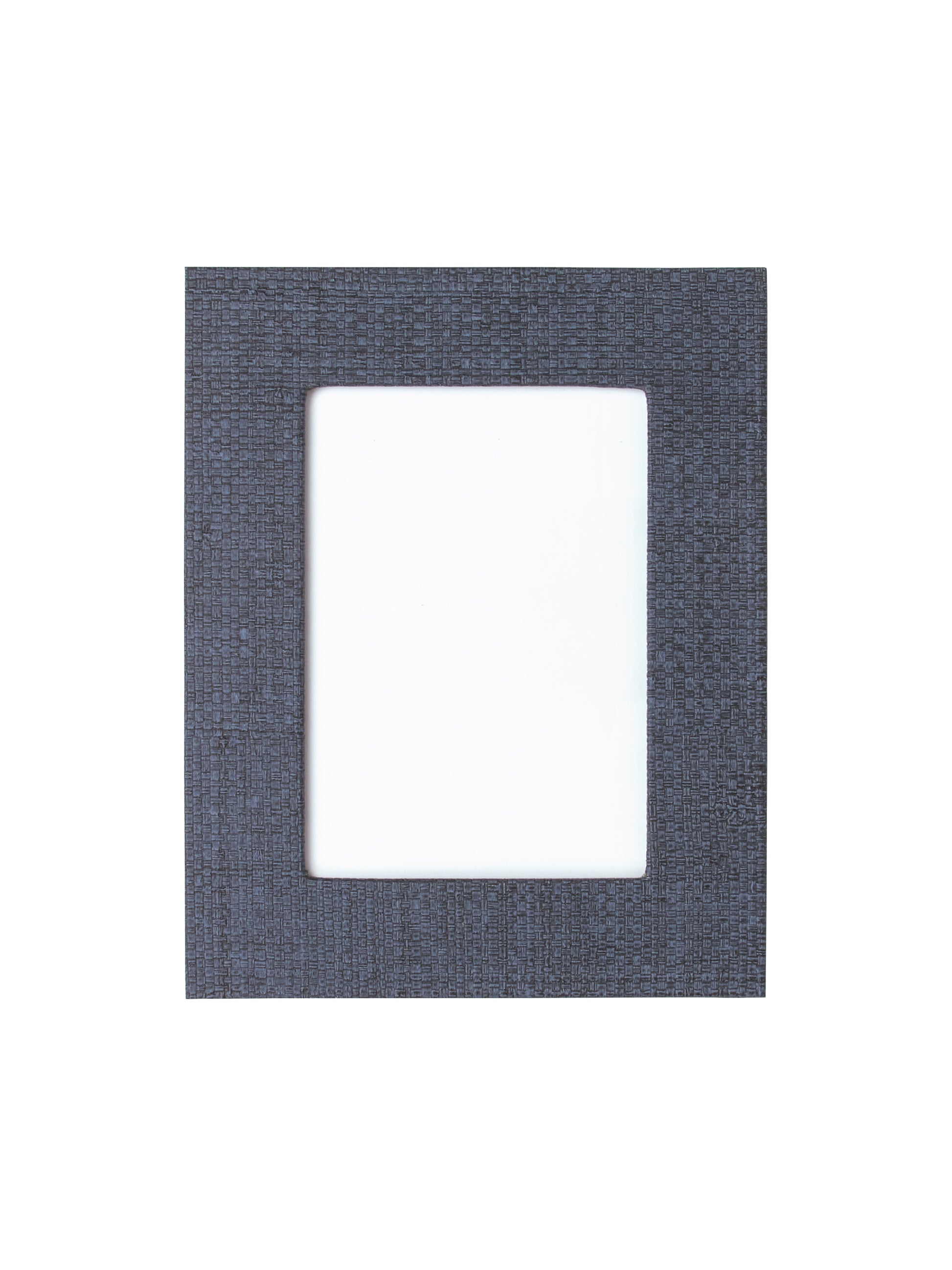 Grasscloth French Blue Picture Frame 5 x 7 Weston Table