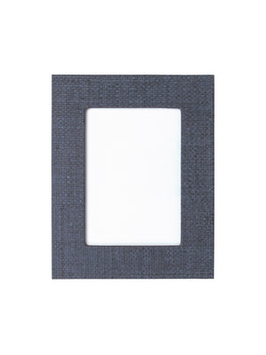  Grasscloth French Blue Picture Frame 5 x 7 Weston Table 