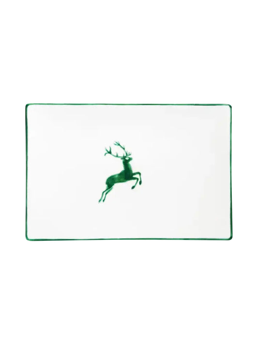 Green Deer Rectangular Plate Weston Table