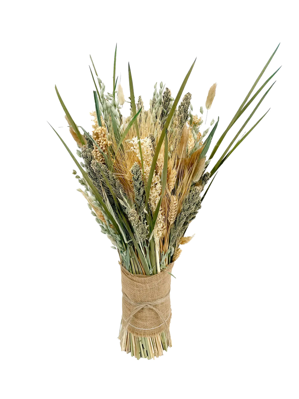 Green & Natural Grains Sheaf Centerpiece Weston Table