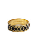 Halcyon Days Geometric Hinged Bangle Black and Gold Weston Table