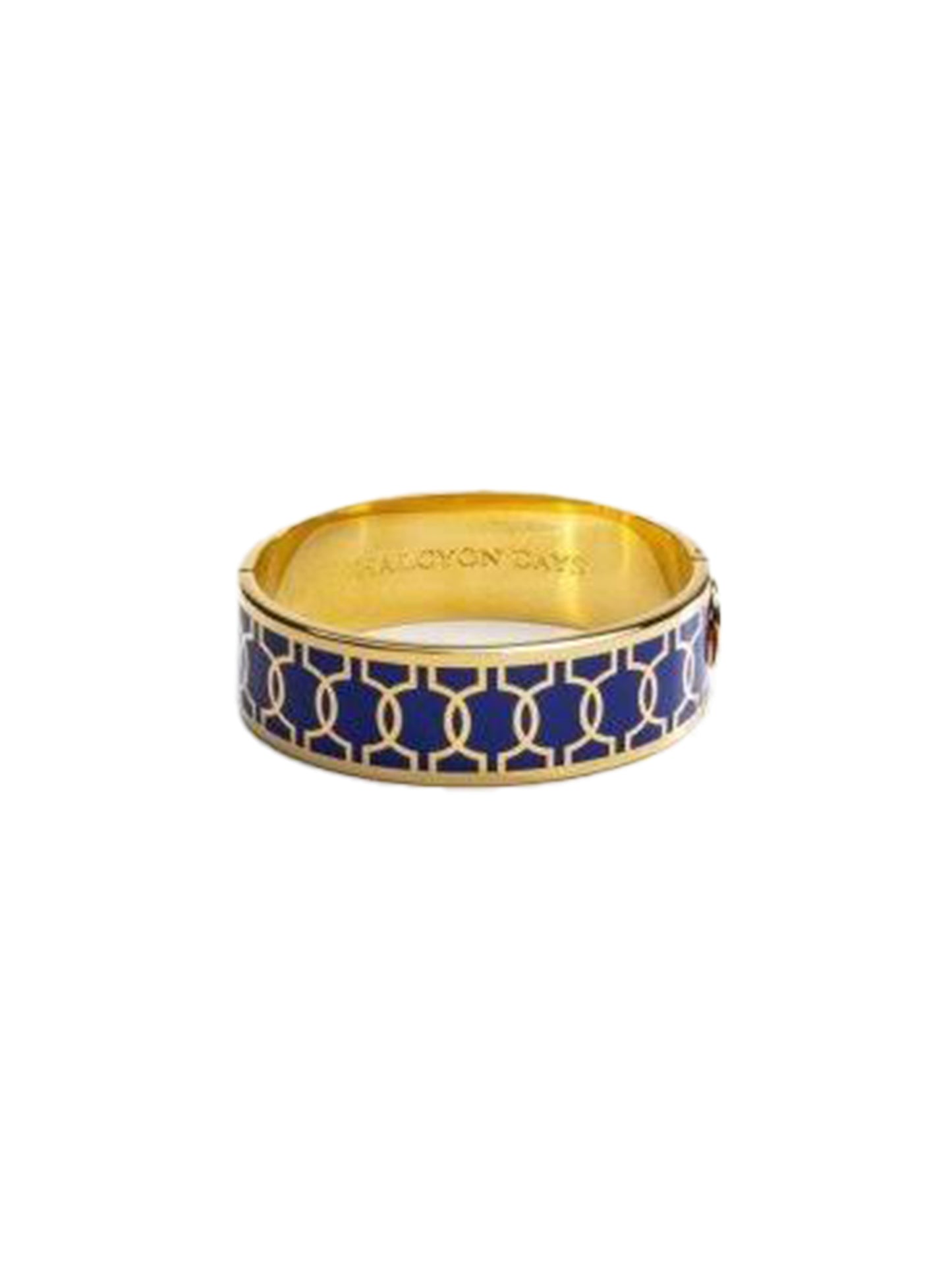 Halcyon Days Geometric Hinged Bangle