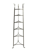 Hammered Steel Pot Stand 6 Tier Weston Table