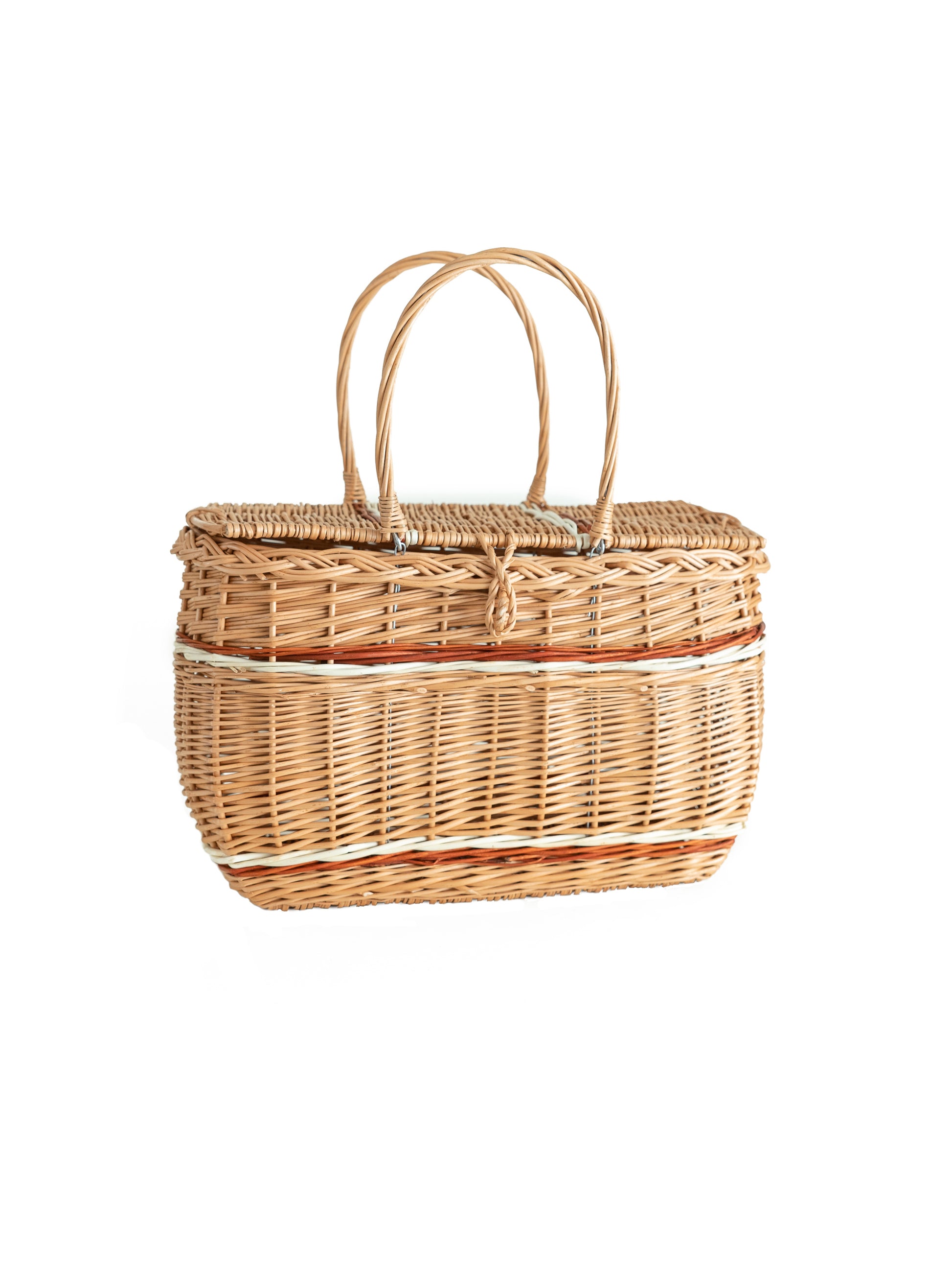 Hamptons Wicker Shopping Basket Weston Table