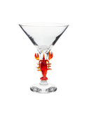 Hand Blown Lobster Martini Glass Weston Table