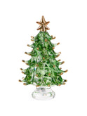 Hand Blown Tiny Glass Christmas Tree with Star Three Weston Table