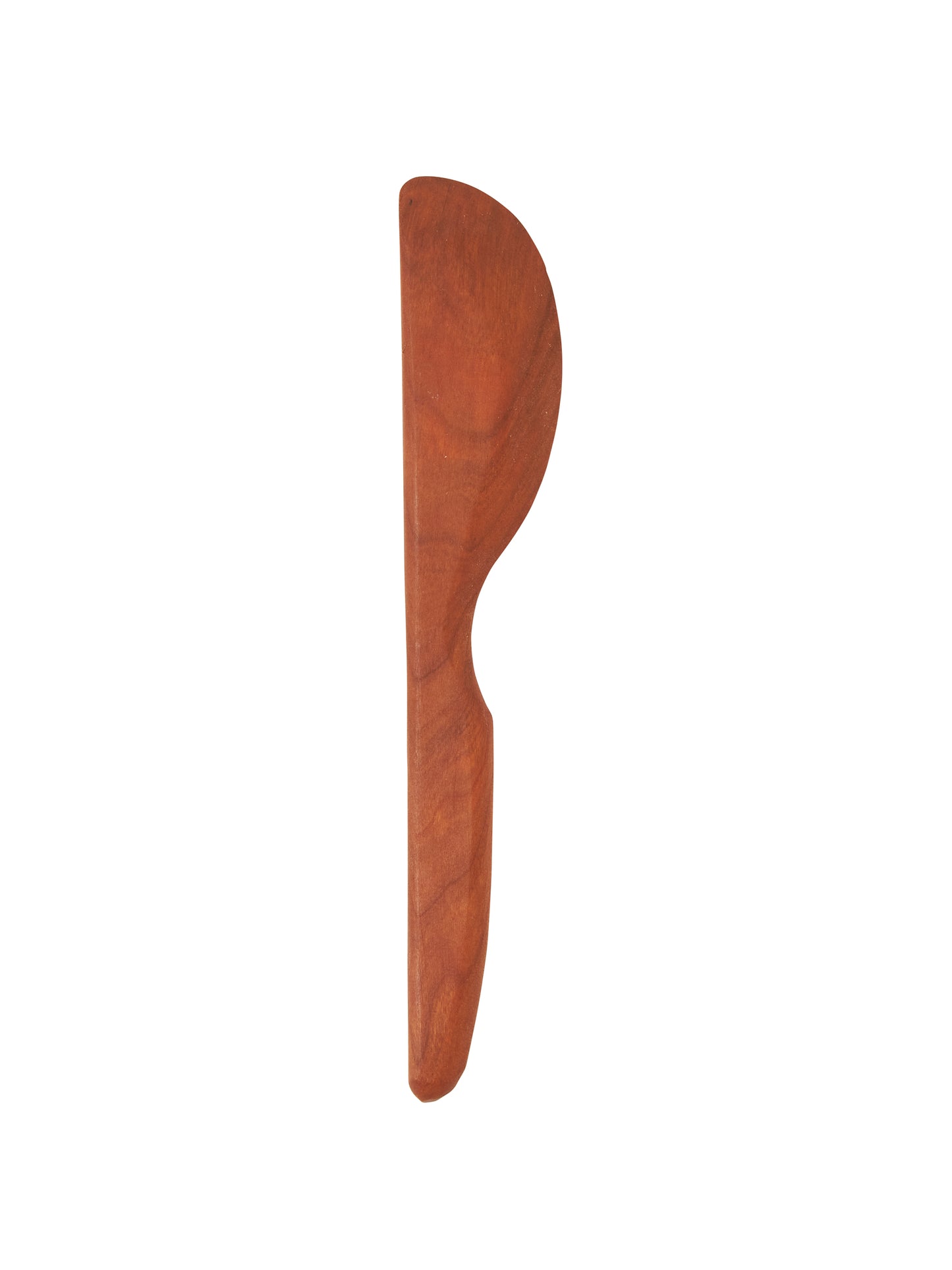 Hand Carved Small Baking Spatula Cherry Weston Table