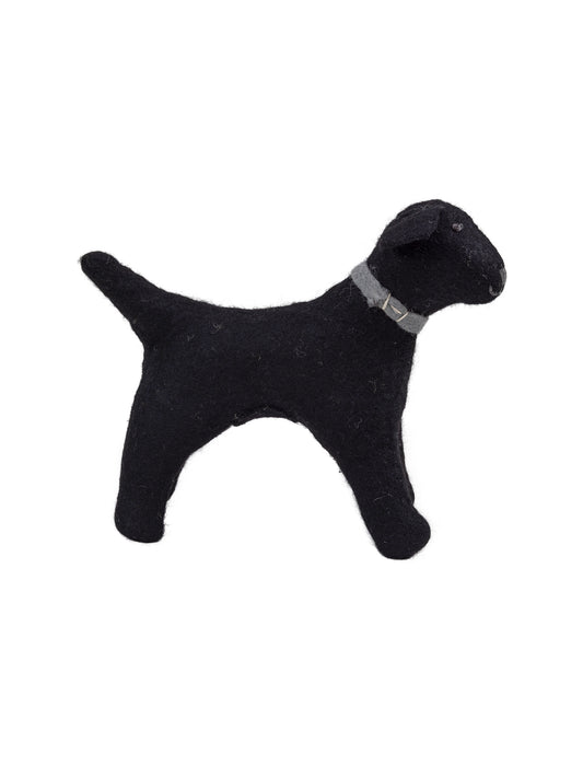 Hand Felted Black Labrador Small Weston Table