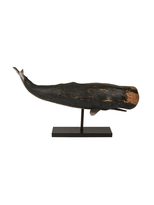 Handcrafted Whale Statue Weston Table