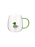 Handmade Glass Duck Mug Weston Table