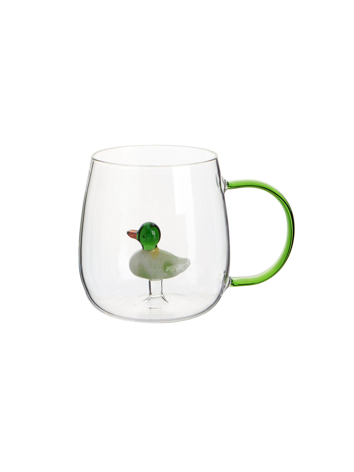 Handmade Glass Duck Mug Weston Table