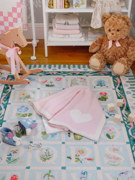 Heart Baby Blanket Weston Table