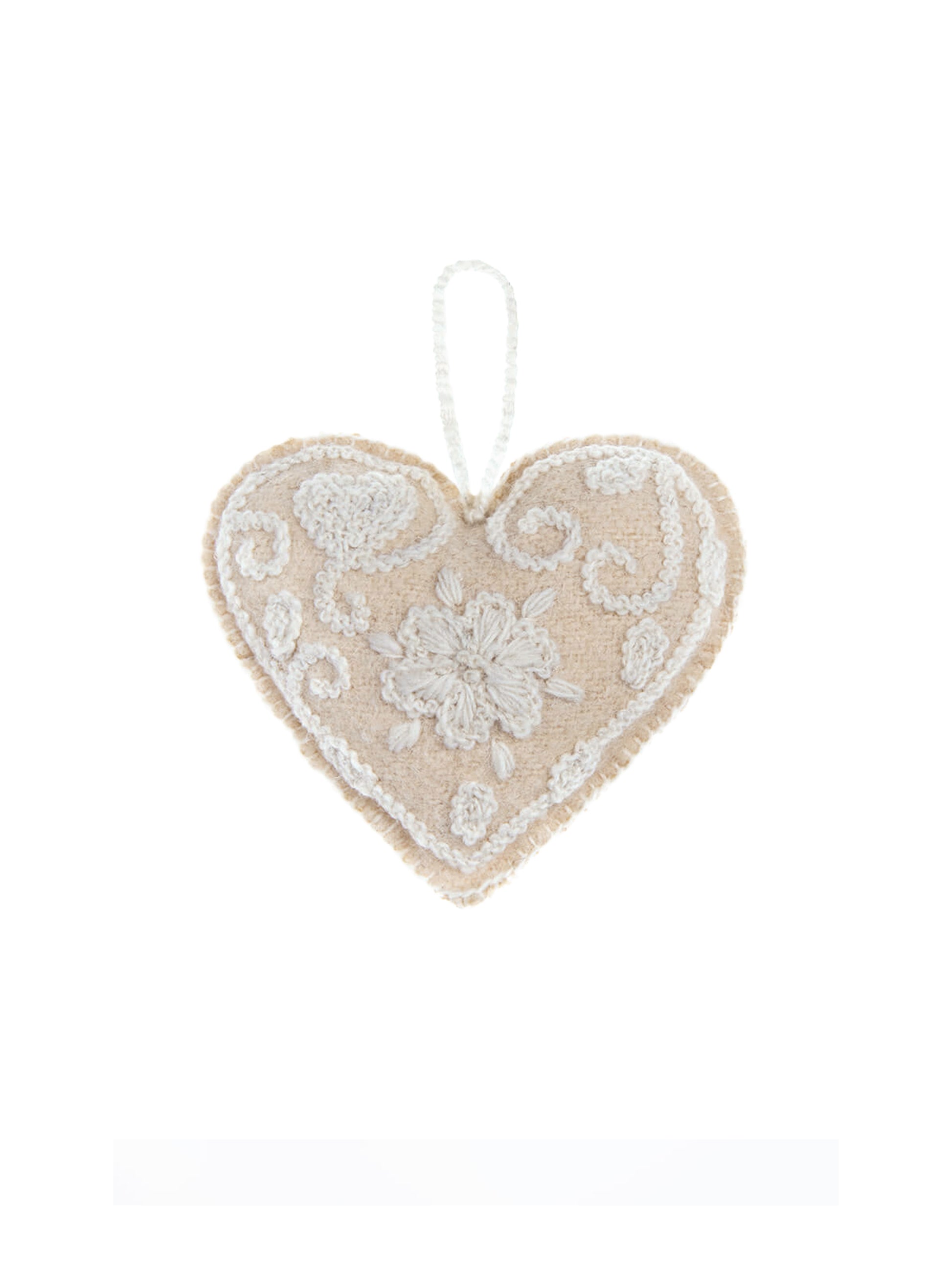 Heart Wool Felt Ornaments Beige 
Weston Table