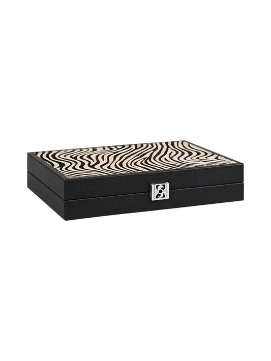 Hector Saxe Zebra Backgammon Weston Table