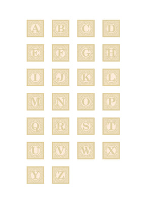  Heirloom Alphabet Blocks Weston Table 