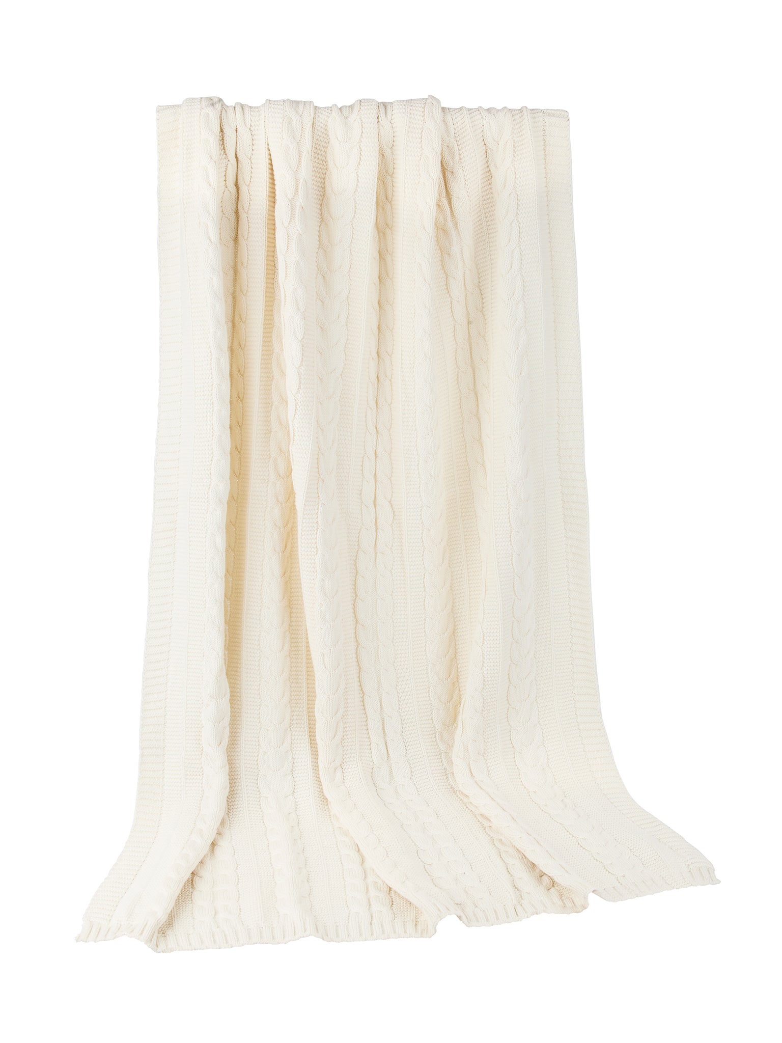 Heirloom Cable Knit Baby Blanket Weston Table