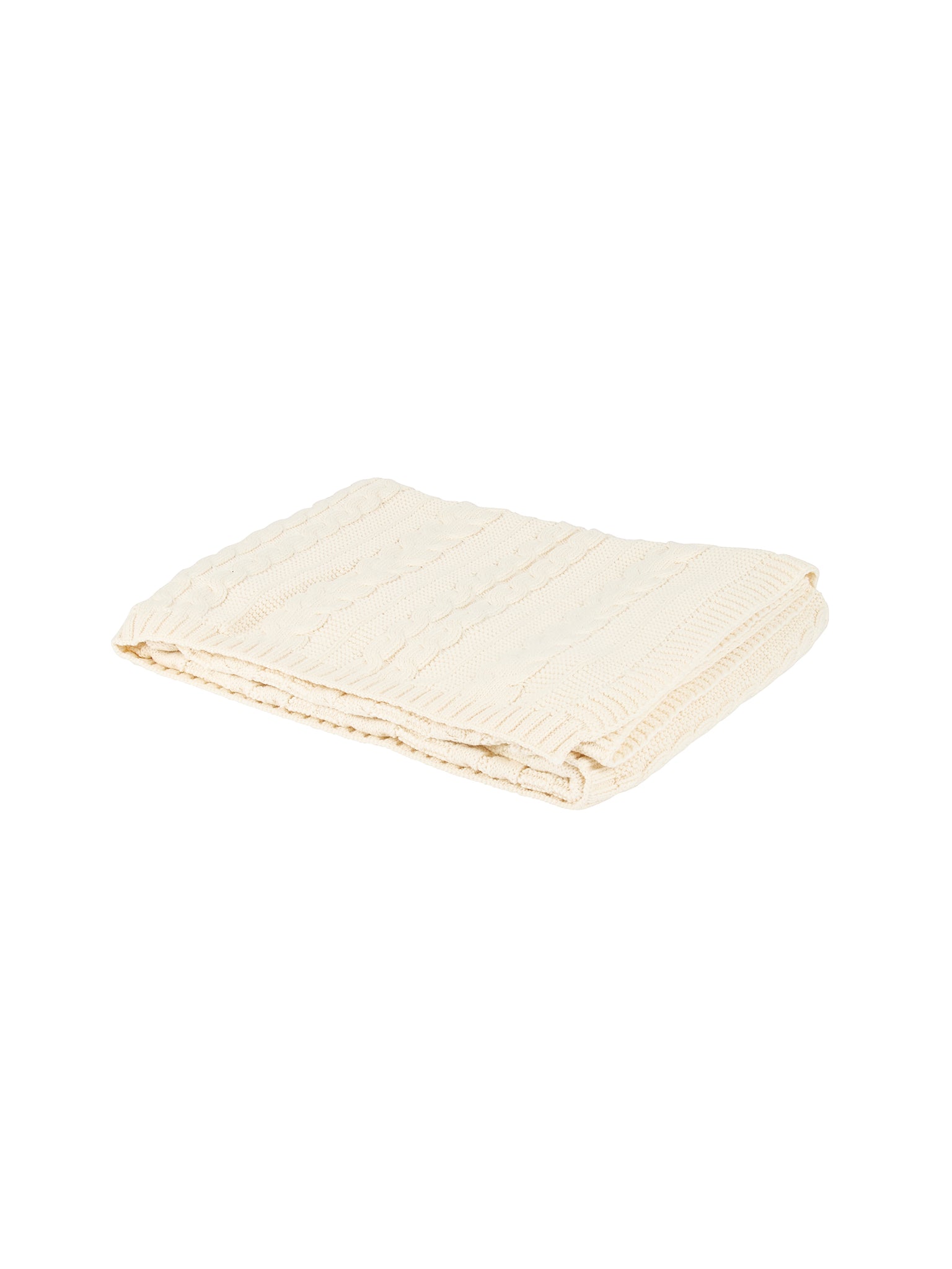 Heirloom Cable Knit Baby Blanket Weston Table