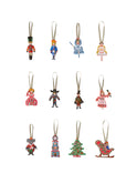 Heirloom Embroidered Nutcracker Ornament Set