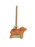 Heirloom Scandinavian Birthday Cake Toppers Curly Dog Weston Table