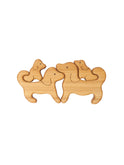 Heirloom Wooden Dog Family Puzzle Weston Table