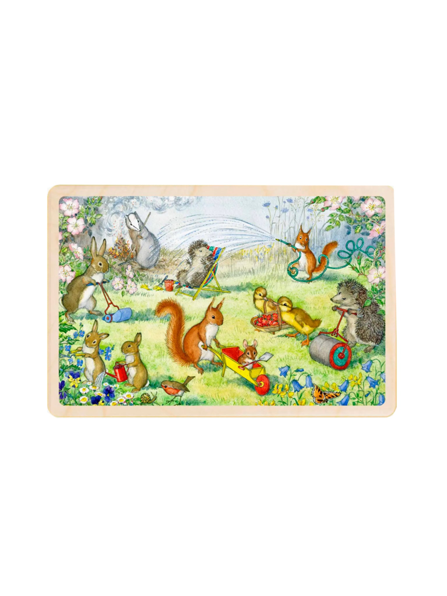 Here We Go Gardening Wooden Postcard Weston Table