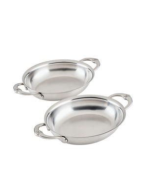  Hestan Provisions Stainless Steel Gratin Small Set of Two Weston Table 