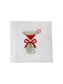 Holiday Martini Cocktail Napkins Weston Table