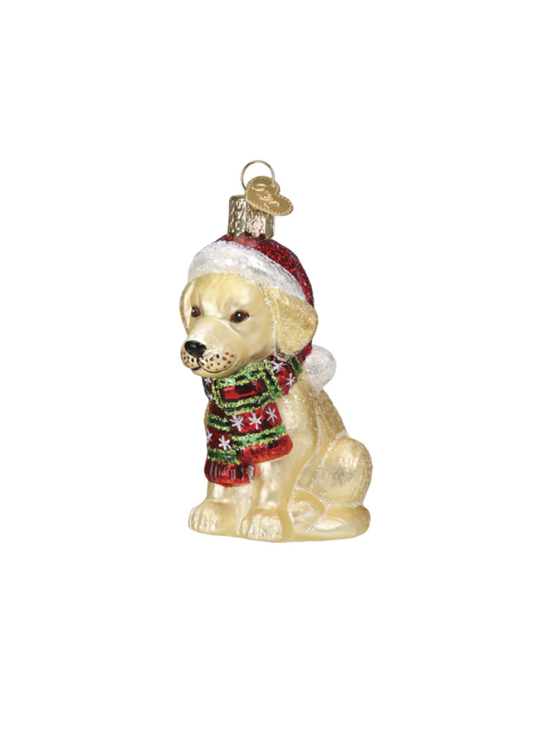 Holiday Yellow Lab Ornament Weston Table