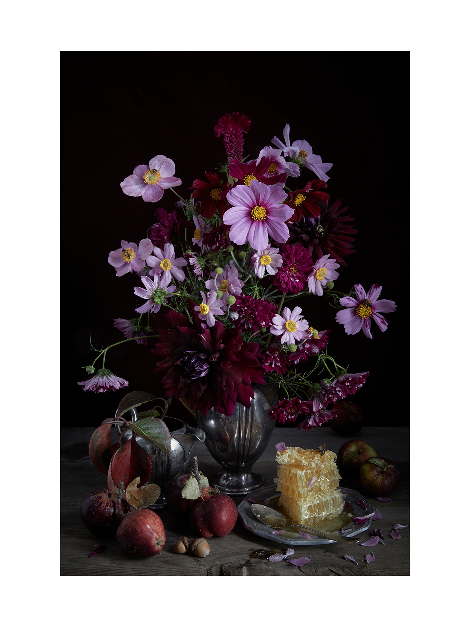 Honey and Anemone Framed Fine Art Photograph Weston Table