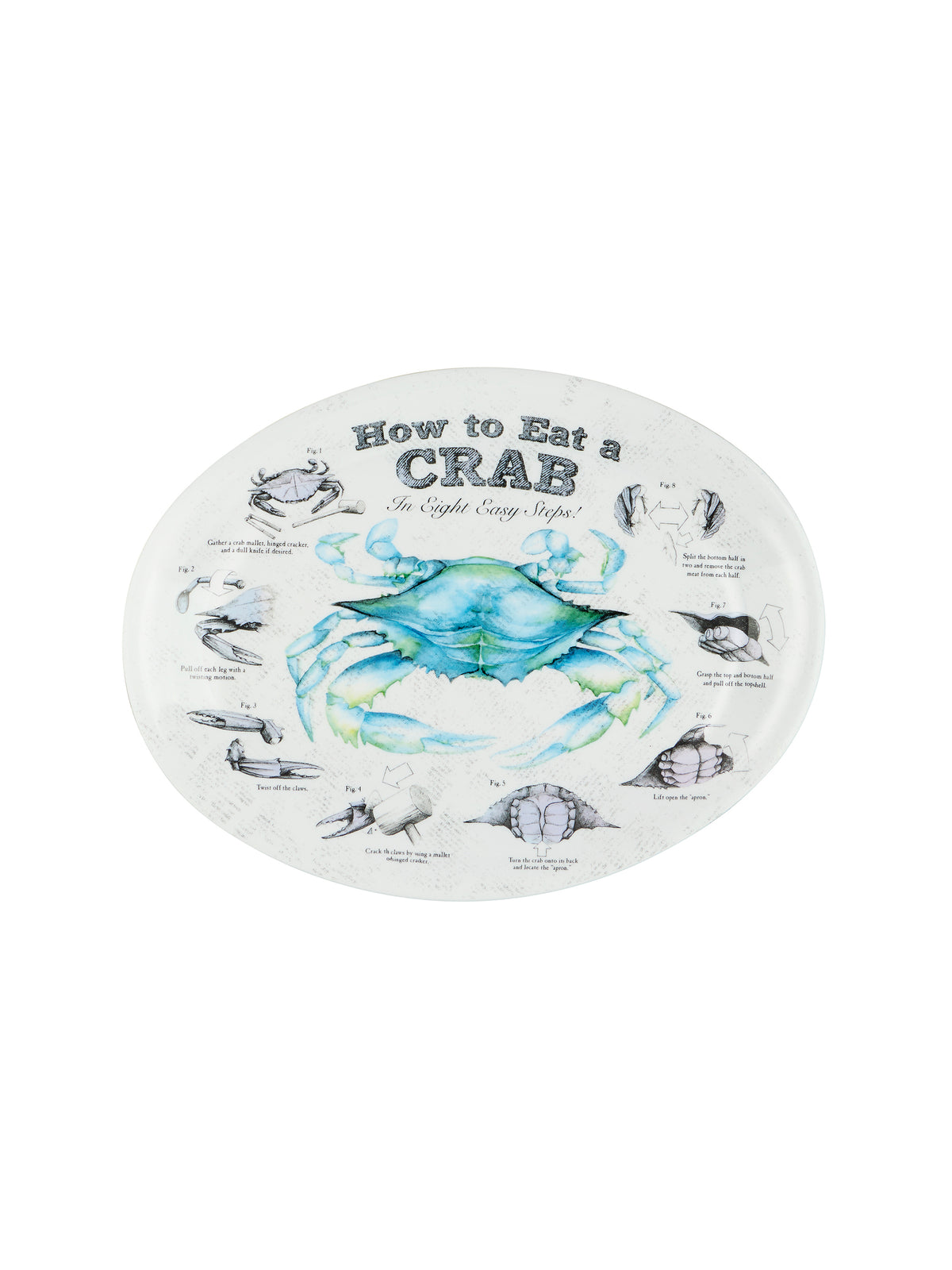 How to Eat a Crab Platter Light Blue Weston Table