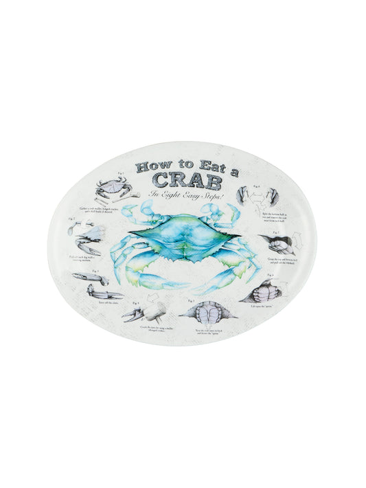 How to Eat a Crab Platter Light Blue Weston Table