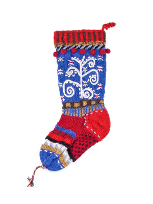  Icicle Wool Knit Christmas Stocking Weston Table 