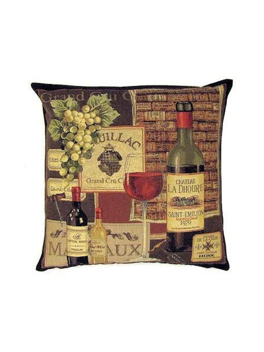 Jacquard Pauillac Vineyard Pillows Weston Table