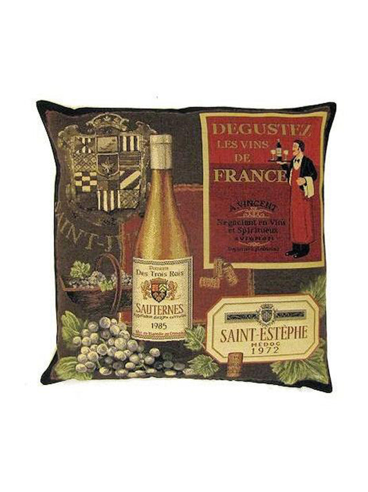 Jacquard Saint-Estephe Vineyard Pillows Weston Table