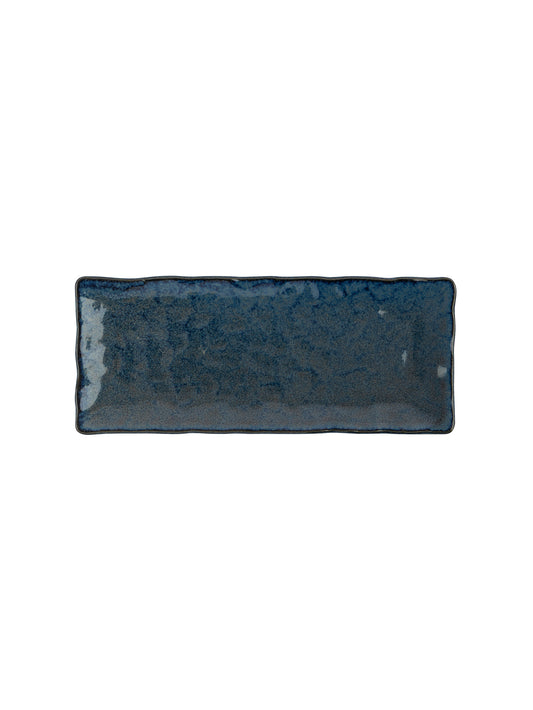 Japanese Ceramic Dark Blue Sushi Board Weston Table