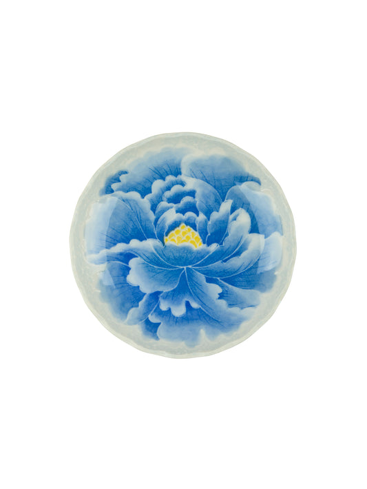 Japanese Porcelain Mamezara Peony Plate Weston Table