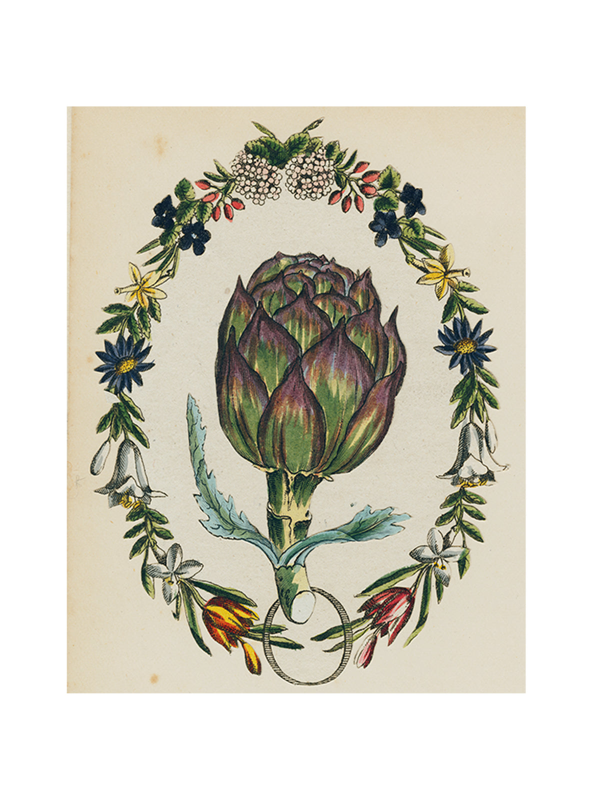John Derian Artichoke Rectangular Tray Weston Table