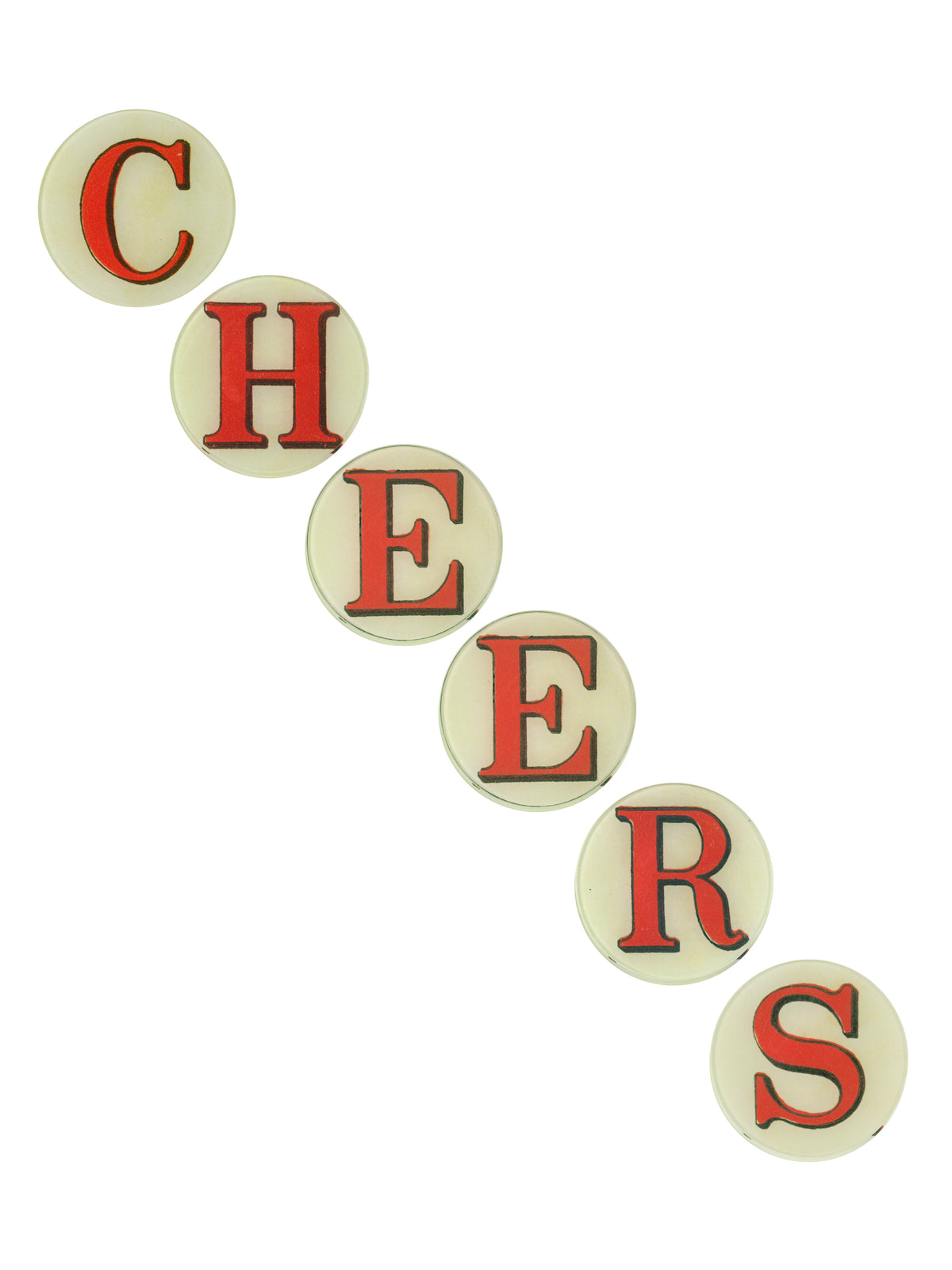 John Derian Cheers Alphabet Letters Trays Weston Table