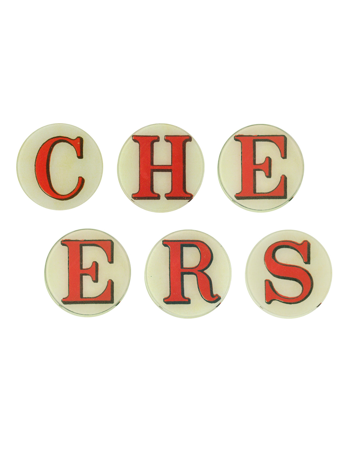 John Derian Cheers Alphabet Letters Trays Weston Table