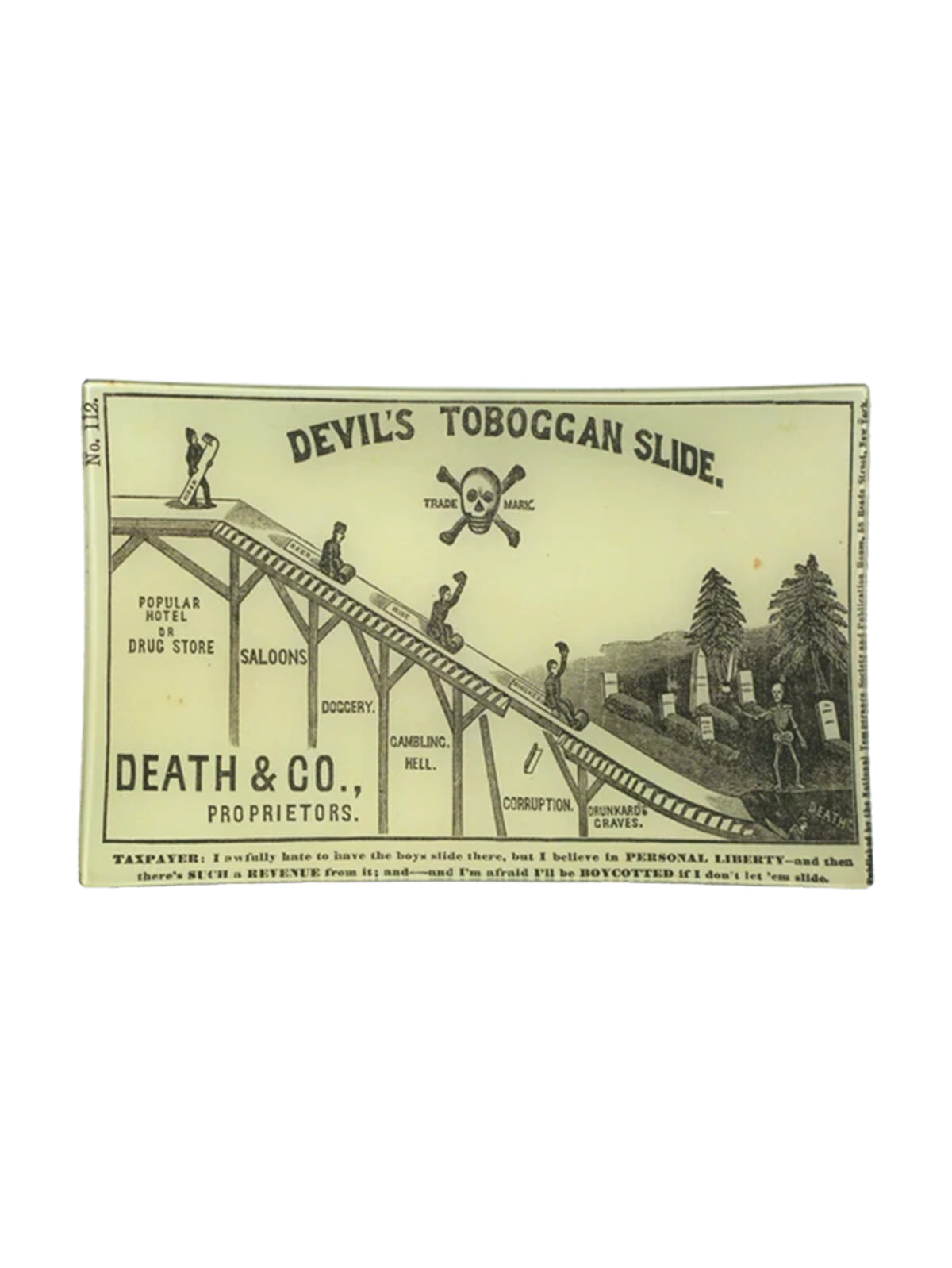 John Derian Devil's Toboggan Letter Tray Weston Table