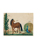 John Derian Horse & Peacock Rectangular Tray Weston Table