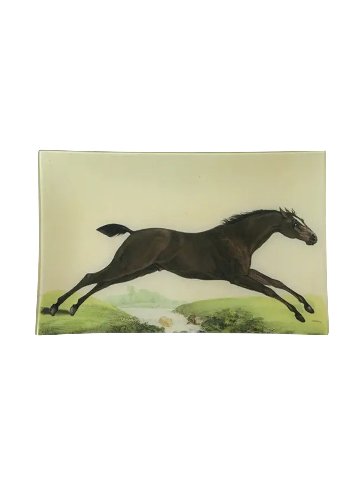 Vintage John Derian Jumping Horse Tray Weston Table