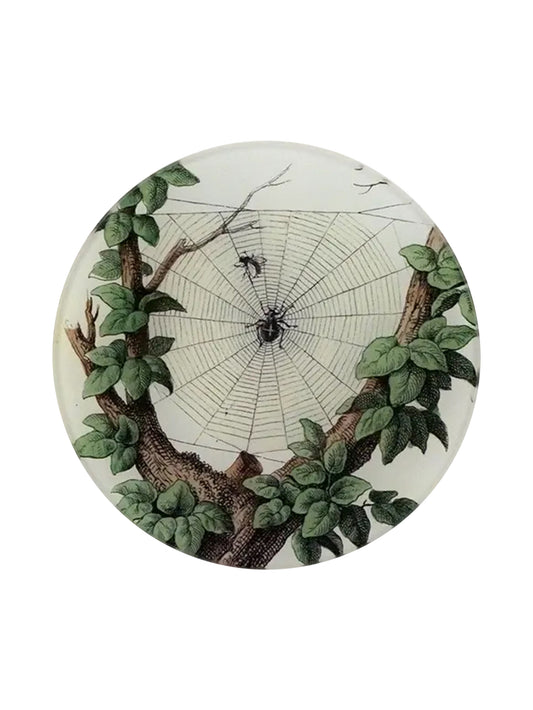 John Derian Leafy Web Round Plate Weston Table