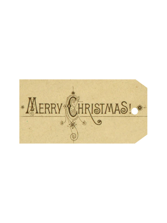 John Derian Merry Christmas Tag Weston Table